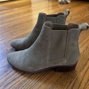Women's Steve Madden Suede Ankle Boots - Taupe